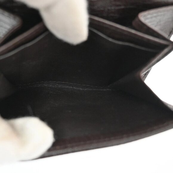 GUCCI Sherry GG Pattern Bifold Wallet Canvas Leather Brown Beige SHW 07TA156 - Picture 10 of 14